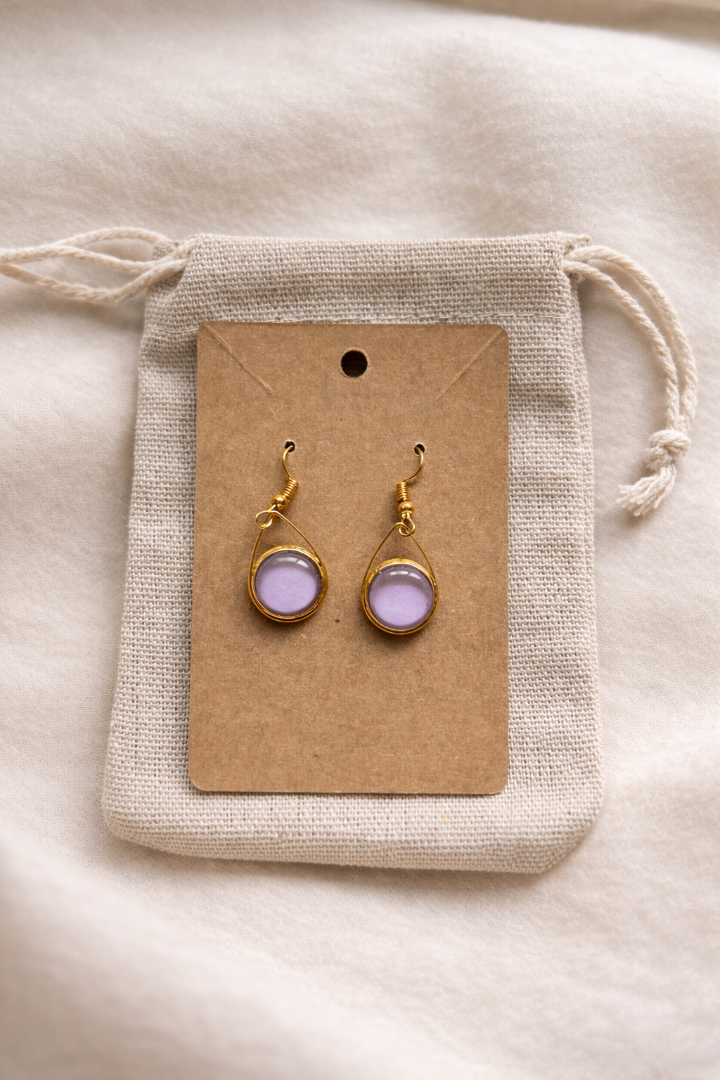 KOLCZYKI ESSENCE – OCZKO W KOLORZE ZIELONYM